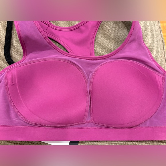 Nike Swoosh Womens Medium Support Sports Bra NWT Size XL Magenta Purple - Picture 4 of 8